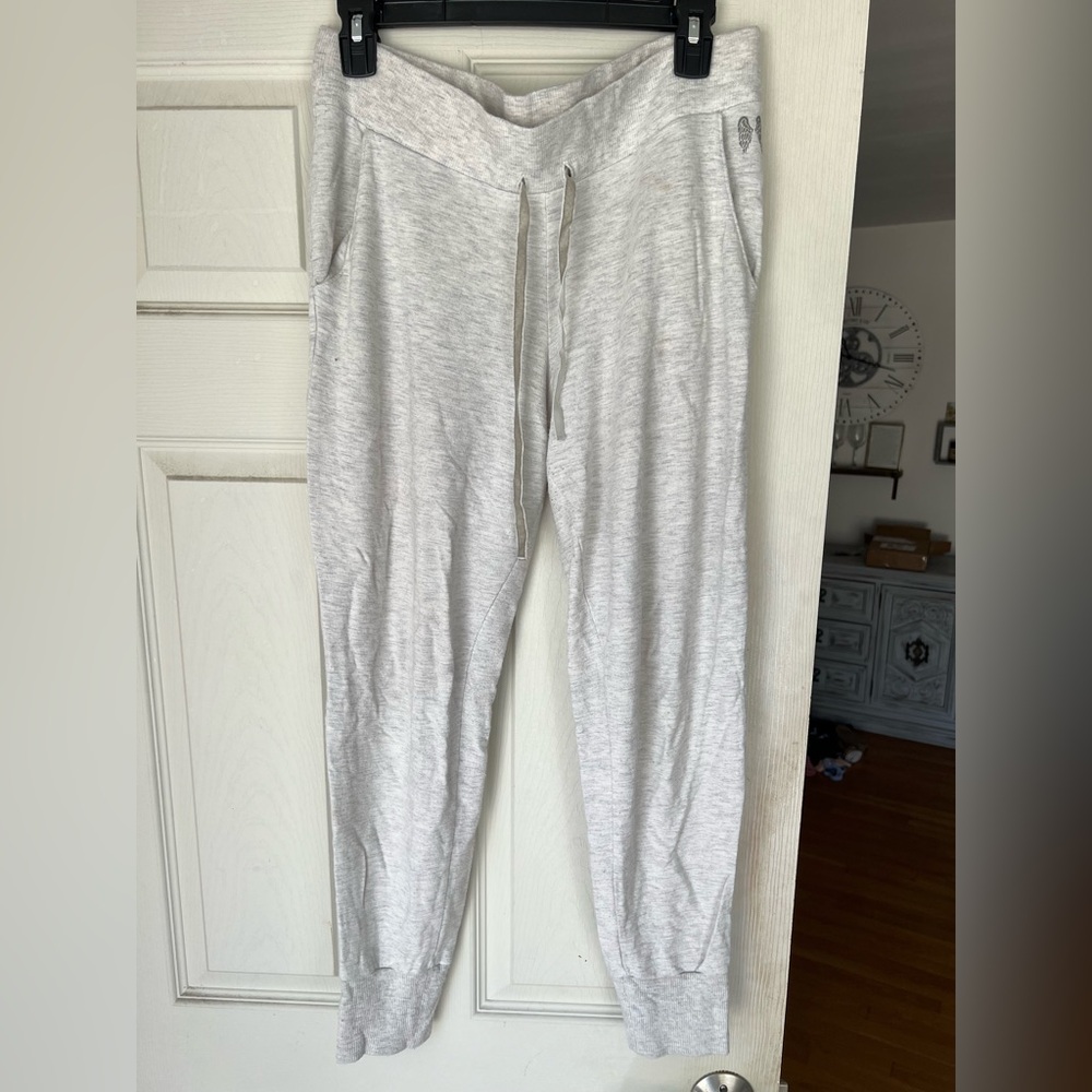 Victoria’s Secret lounge pants, light gray,  size medium